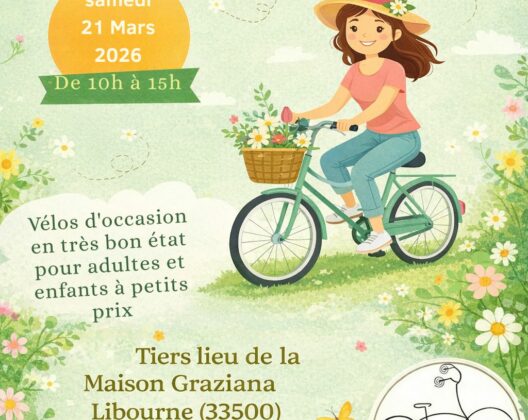 affiche de la bourse aux vélos de printemps 2026